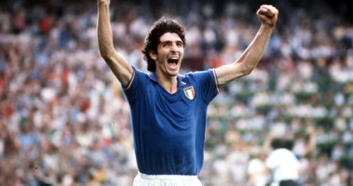 Paolo Rossi este unul dintre cei mai mari fotbalişti italieni din toate timpurile