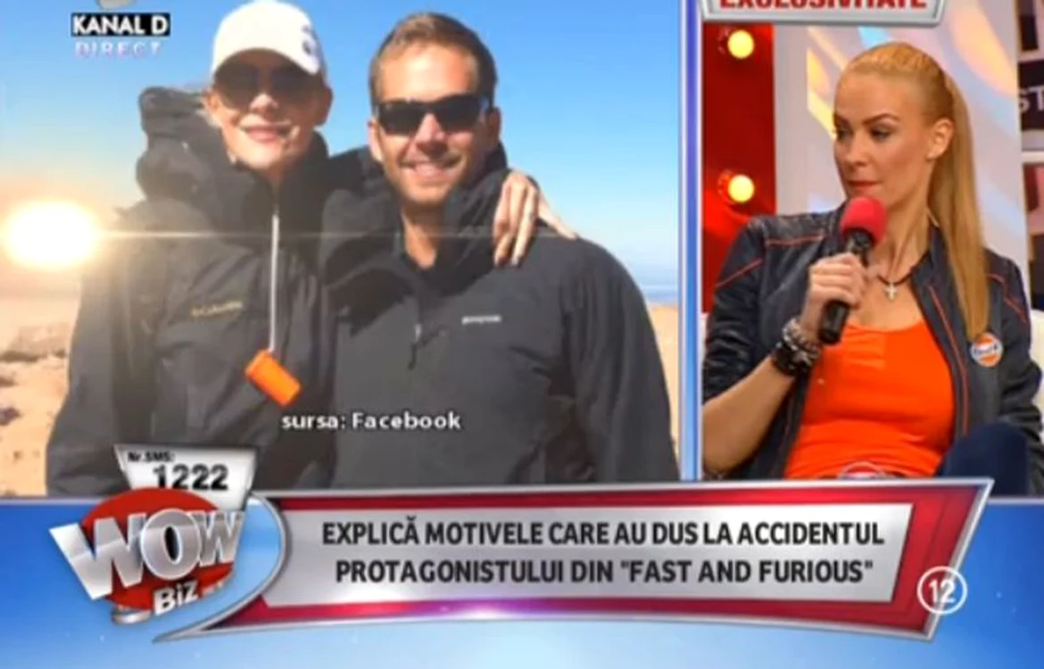 Roxana Ciuhulescu si Paul Walker