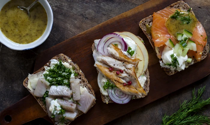 Exemple de alimente consumate de scandinaviFoto: Shutterstock