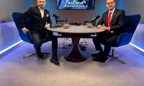 ES Lior Ben Dor, ambasadorul statului Israel la București, în emisiunea Agenda Internațională realizată de Răzvan Munteanu 0417 jpeg