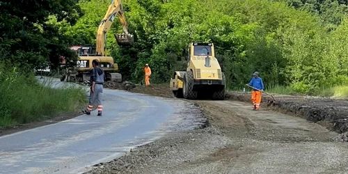 reparatii pe dn 68 a deva lugoj foto drdp timisoara