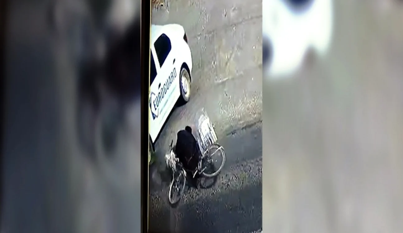 Captură cameră supraveghere. Sursă. cronica-gaestiului.ro