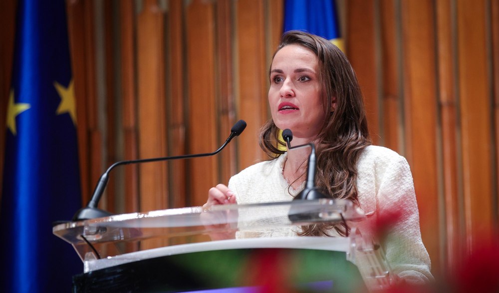 Ministrul de Externe Oana Țoiu, la Davos: „Un teritoriu nu poate fi transferat decât prin voința acelui popor”