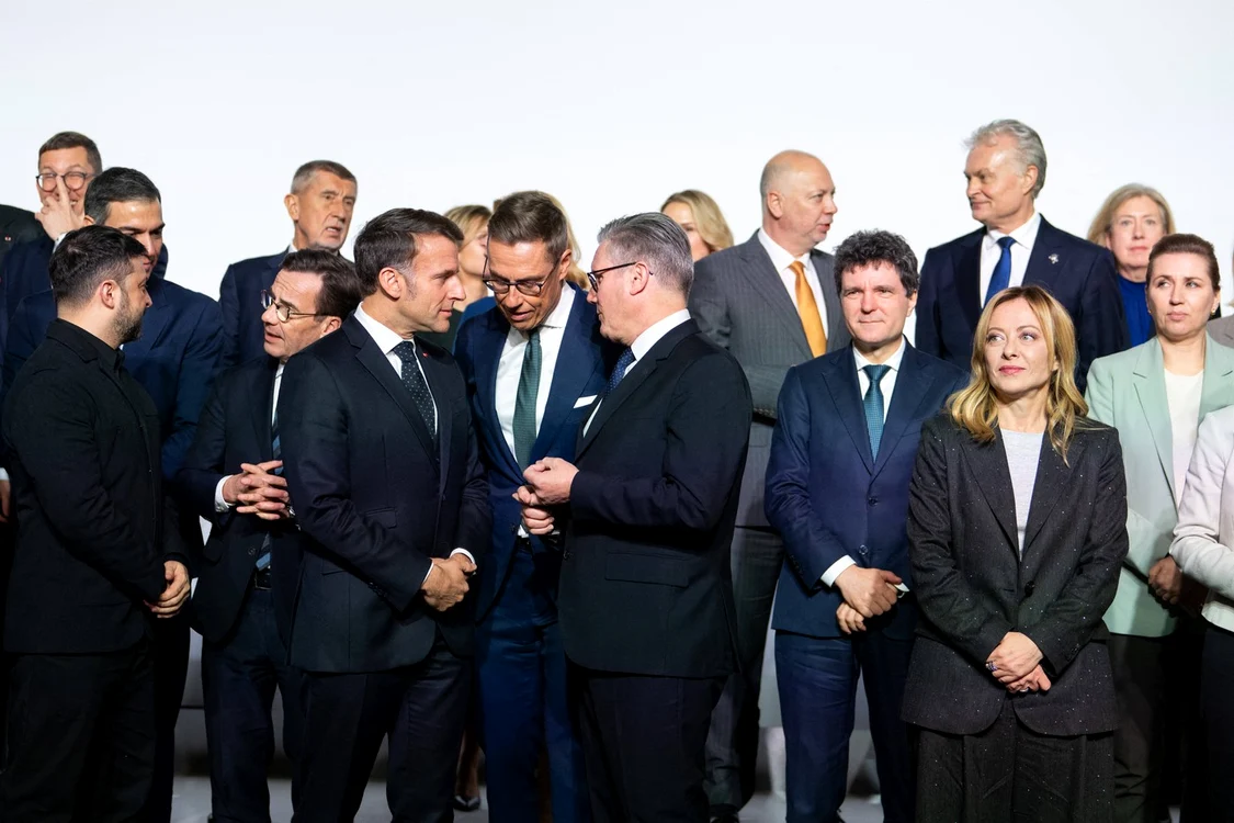 Fotografie de familie după summitul privind garanțiile de securitate pentru Ucraina FOTO Profimedia