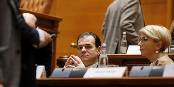 Guvern Ludovic Orban 2 - lipsă cvorum - Ludovic Orban - Raluca Turcan / FOTO Inquam Photos / George Călin / 24 feb 2020