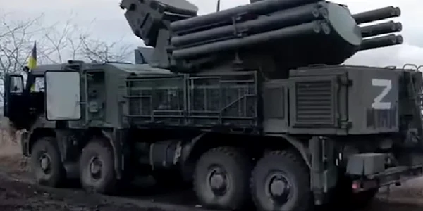 Ssistemul Pantsir S capturat de ucraineni Captura YouTube