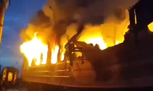 Ucraina tren bombardat in Harkov 27.01.2026 foto captura video X