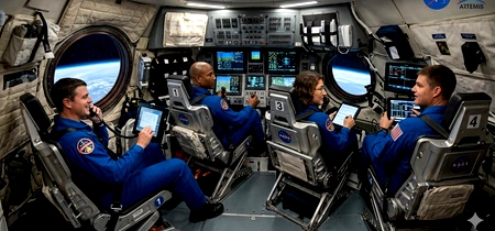 astronautii de pe artemis II/FOTO:X