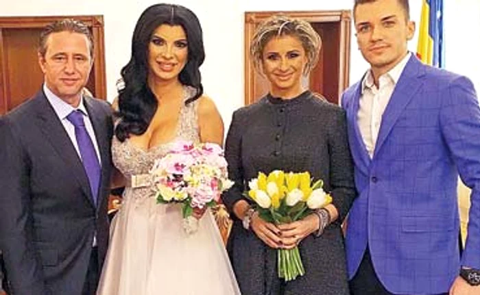 Andreea Tonciu și Daniel Niculescu sunt nășiți de cuplul Prodan-Reghecampf