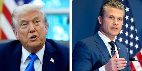 Donald Trump si Pete Hegseth colaj epa efe si profimedia  png