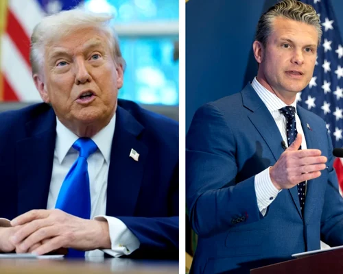 Donald Trump si Pete Hegseth colaj epa efe si profimedia png