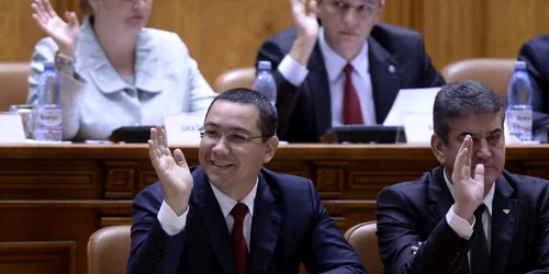 Motiune de cenzura - Victor Ponta FOTO Mediafax