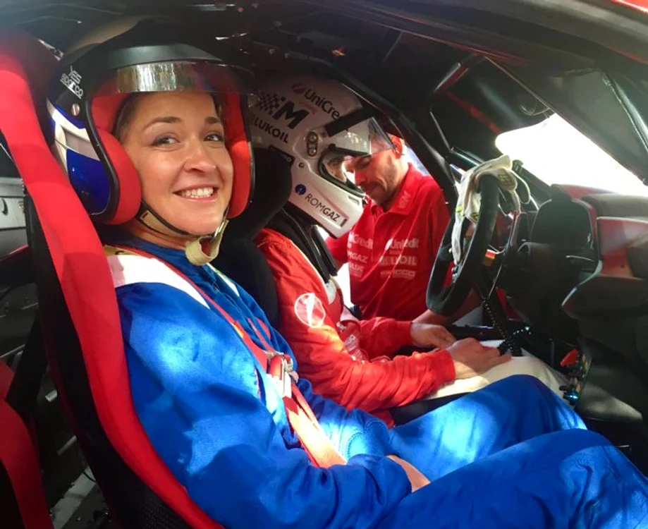 Alexandra Dulgheru a fost copilot pentru Mihai Leu