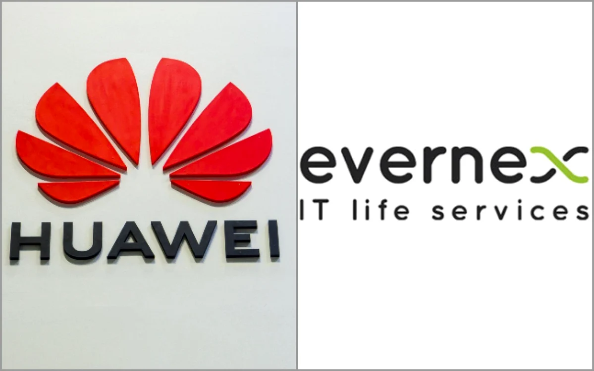 Huawei şi Evernex.
