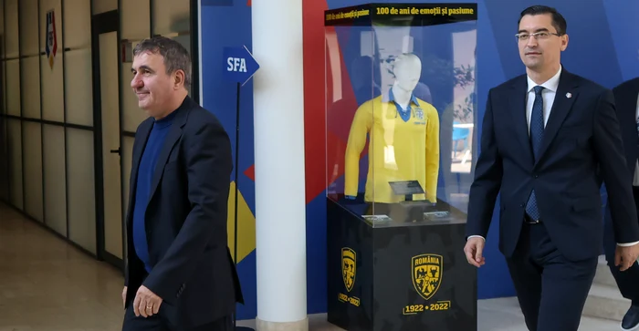 Hagi și Burleanu sunt de azi în aceeași barcă   FOTO Inquam Photos / George Călin