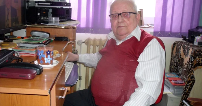 Constantin Balaci este deţinătorul unul tezaur video rar FOTO: Ştefan Borcea