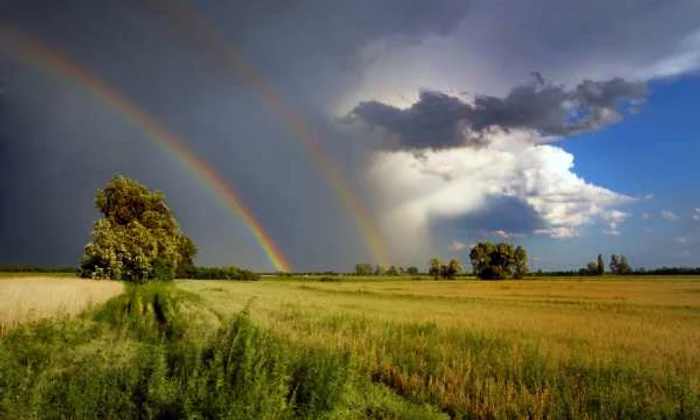 Meteo - vremea- innorat - curcubeu FOTO Shutterstock 