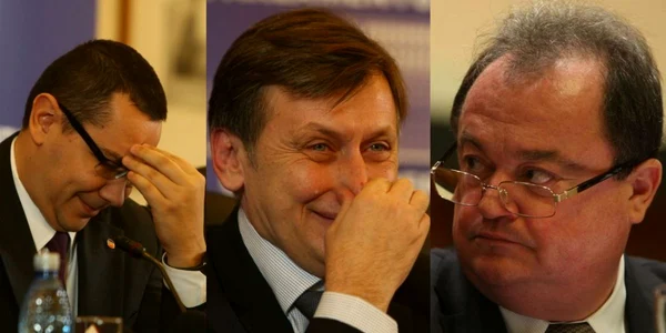 Victor Ponta, Crin Antonescu şi Vasile Blaga