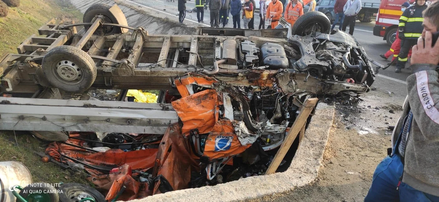 Accident grav în GiurgiuFoto Isu