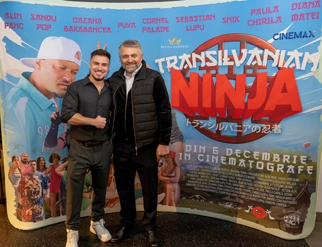 Alin Pânc și influencerul Snik s-au distrat de minune la filmările comediei românești