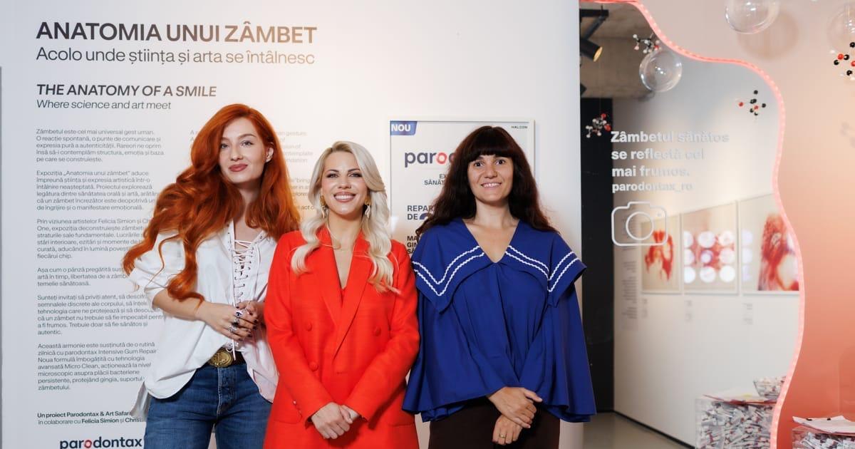 Parodontax a inaugurat expoziția „Anatomia unui zâmbet” la Art Safari, în București