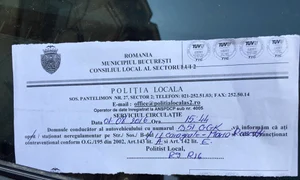 Poliția locală din capitală este ”la vânătoare” de mașini parcate aiurea jpeg