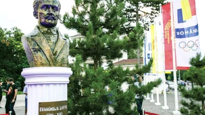 Bust Evanghelie Zappa. Foto arhivă