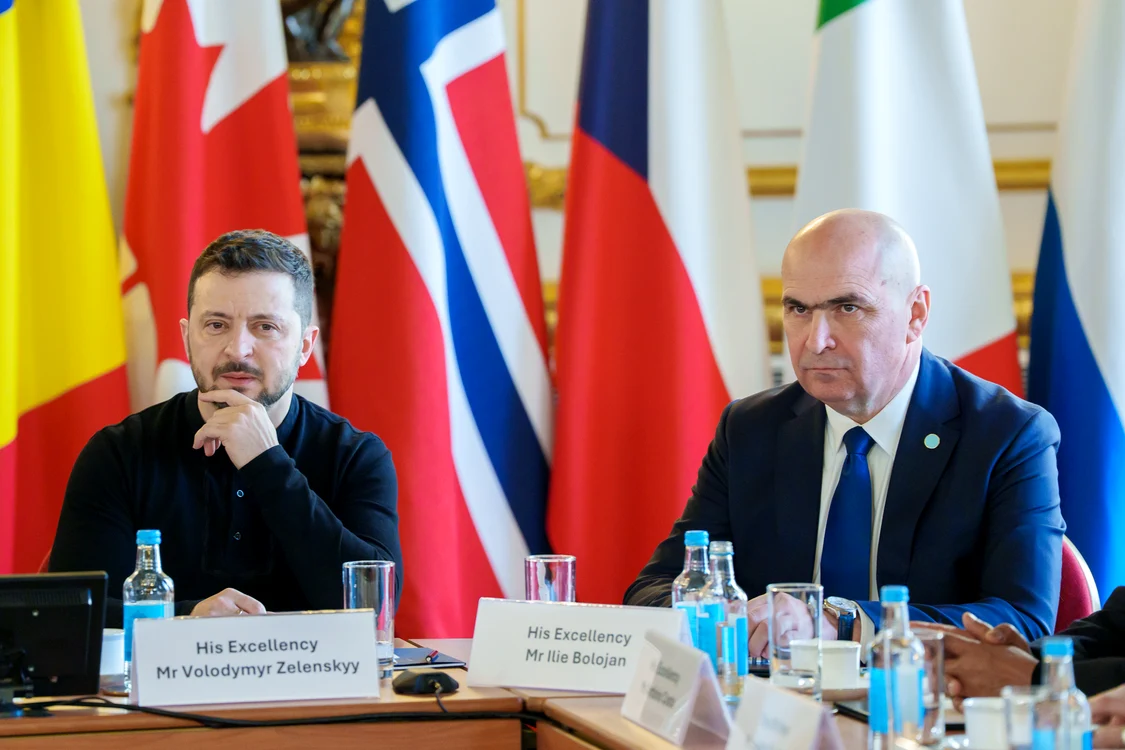 Ilie Bolojan, alături de Zelenski, la summitul de la Londra FOTO: Administrația Prezidențială
