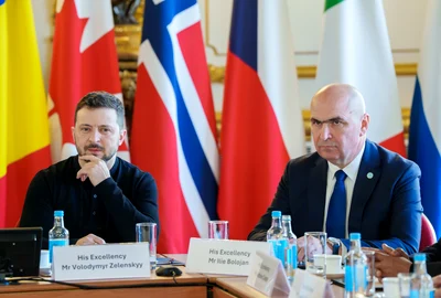 Bolojan Londra Zelenski 2 SURSA  presidency.ro