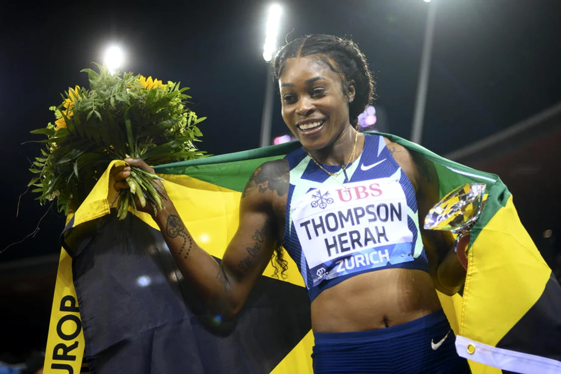 Elaine Thompson-Herah a izbutit să repete „dubla” 100 - 200 m la JO (Foto: EPA-EFE)