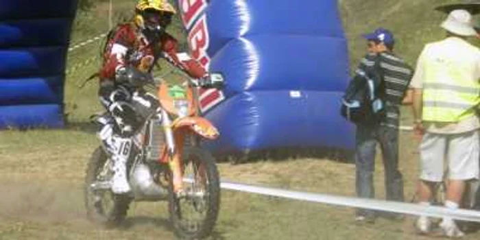 Dani Oţil la una dintre competiţiile de la Buzău