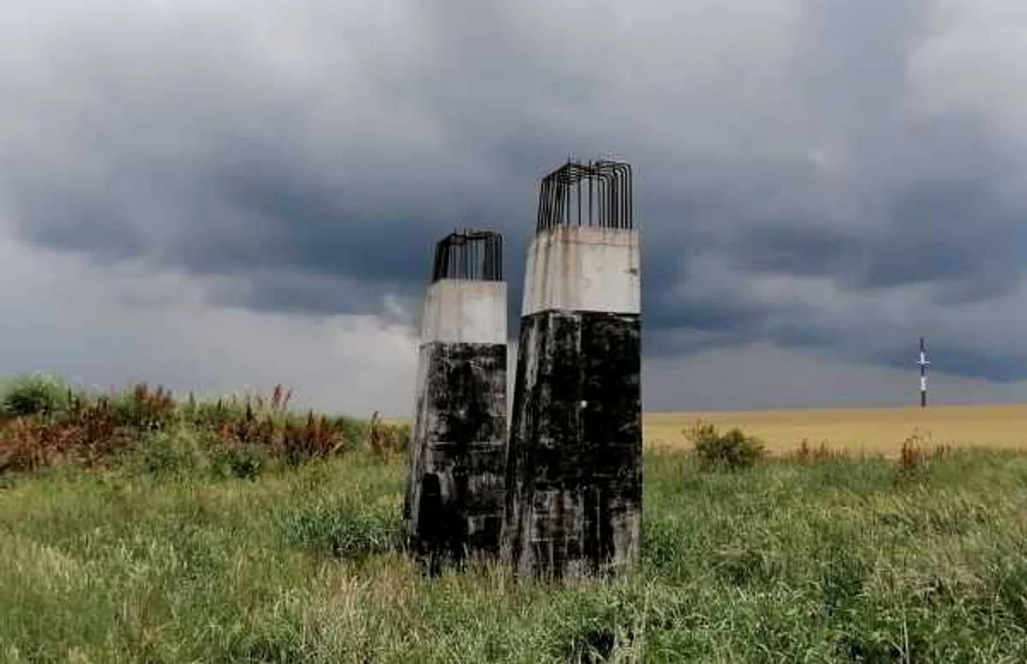 Peisaj apocaliptic lăsat de compania Bechtel pe Autostrada Transilvania Foto Asociaţia Pro Infrastructură