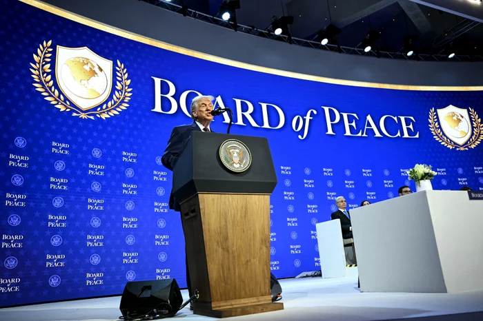 Donald Trump inaugurează Consilul Păcii, la Davos/FOTO AFP