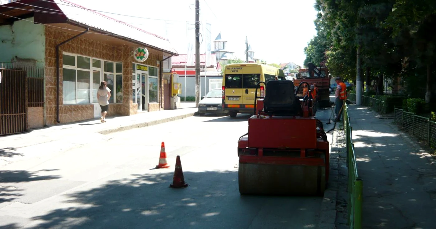 Se lucrează pe carosabil