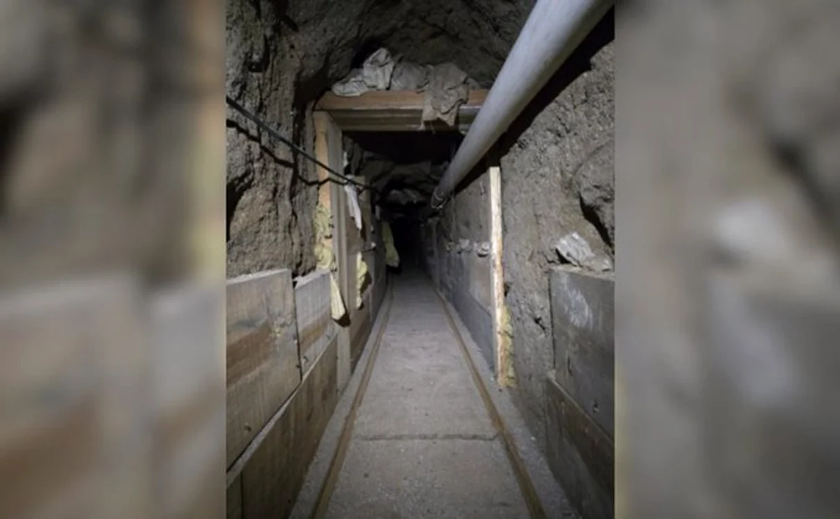 Tunel folosit pentru traficul de cocaină între SUA și Mexic, descoperit Foto: X