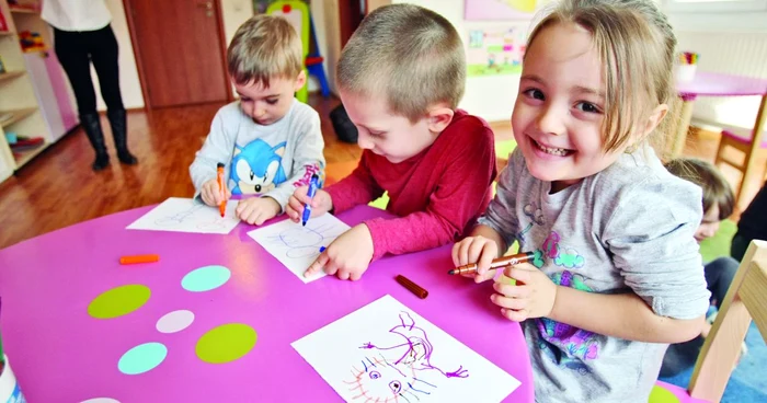 Potrivit datelor UNICEF jumătate din copiii de la sate nu frecventează grădiniţa FOTO Adevărul