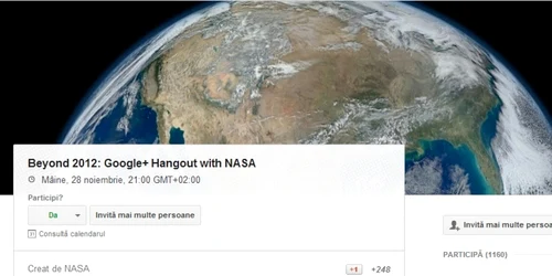 nasa google+ hangout