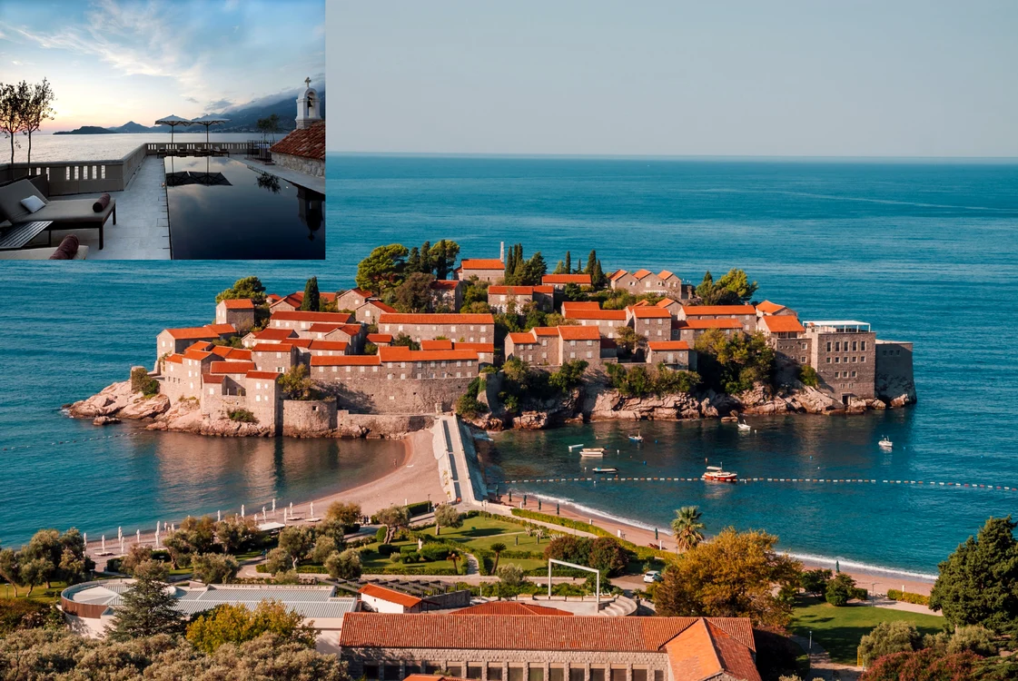 Insula Aman Sveti Stefan se redeschide după mai mulți ani de dispute. Sursă foto: Pixabay