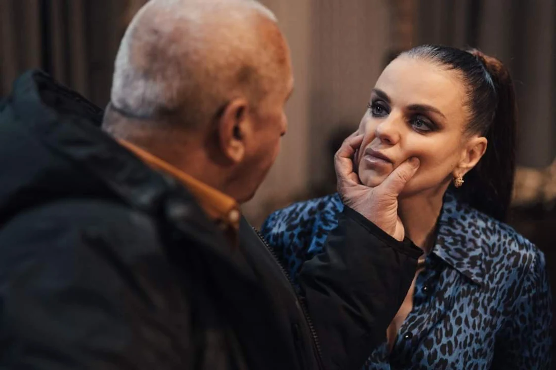 George Mihăiță și Cătălina Grama Jojo, într-o scenă de ceartă în Clanul