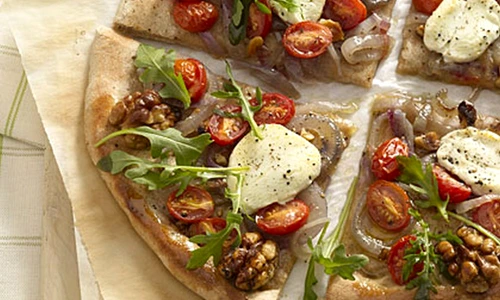 Pizza cu rucola si branza de capra (colesterol) jpeg