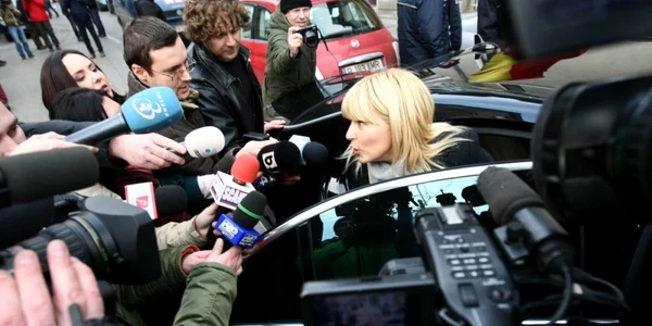 Elena Udrea la DNA FOTO Adevarul/Dorin Constanda 