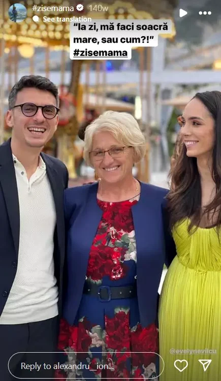 Alexandru Ion i-a dedicat o rubrică specială mamei sale, pe Instagram