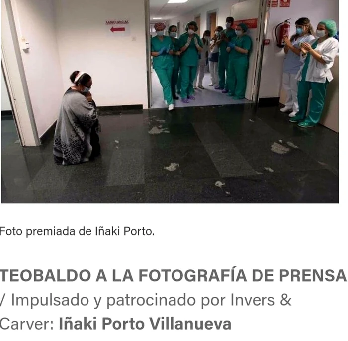 Poza anului în Spania, FOTO captură ecran publicaţia Navarra Central