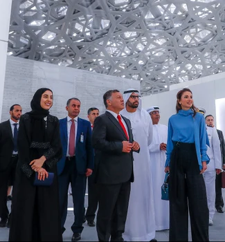 Jordan Royals Visit Louvre Abu Dhabi Museum Abu Dhabi jpeg