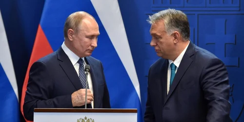 Vladimir Putin si Viktor Orban FOTO AFP 