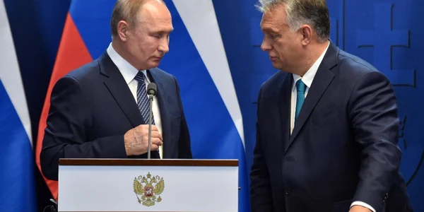 Vladimir Putin si Viktor Orban FOTO AFP 
