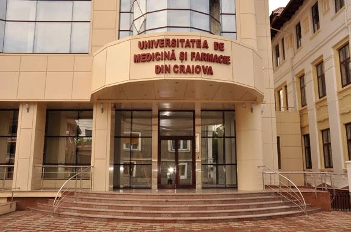 Incidentul s-a petrecut la Universitatea de Medicină şi Farmacie din Craiova Foto: Facebook