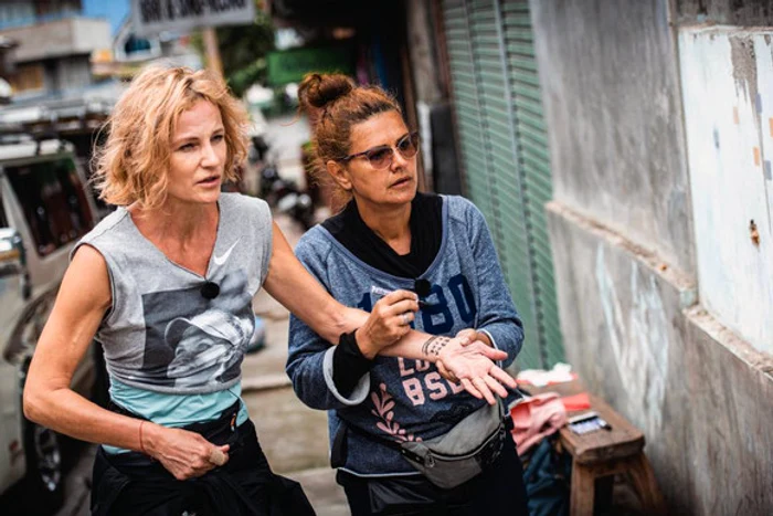 Lia Bugnar și Maria Buză au fost cea de-a treia echipă eliminată de la "Asia Express"foto: Antena 1