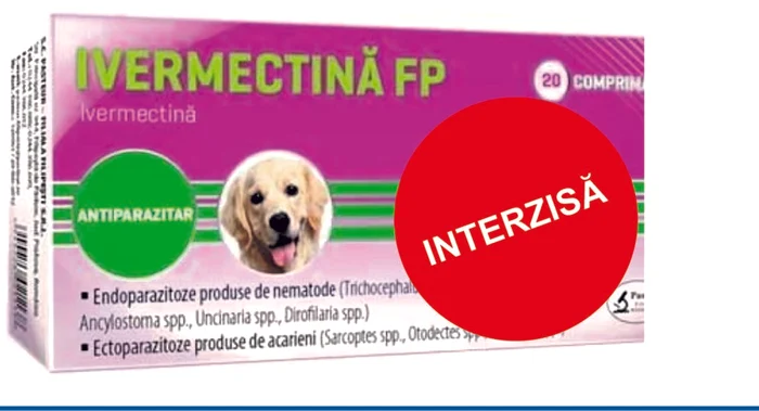 Ivermectina este un tratament antiparazitar pentru animale