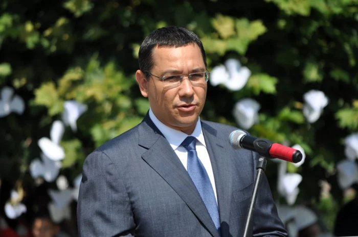 Premierul român Victor Ponta. FOTO Adevărul